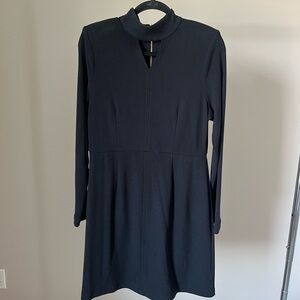 CAbi Black Long Sleeve Dress